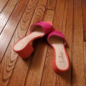 Lulus heeled mule